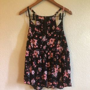 Torrid Babydoll Rose Print Tank